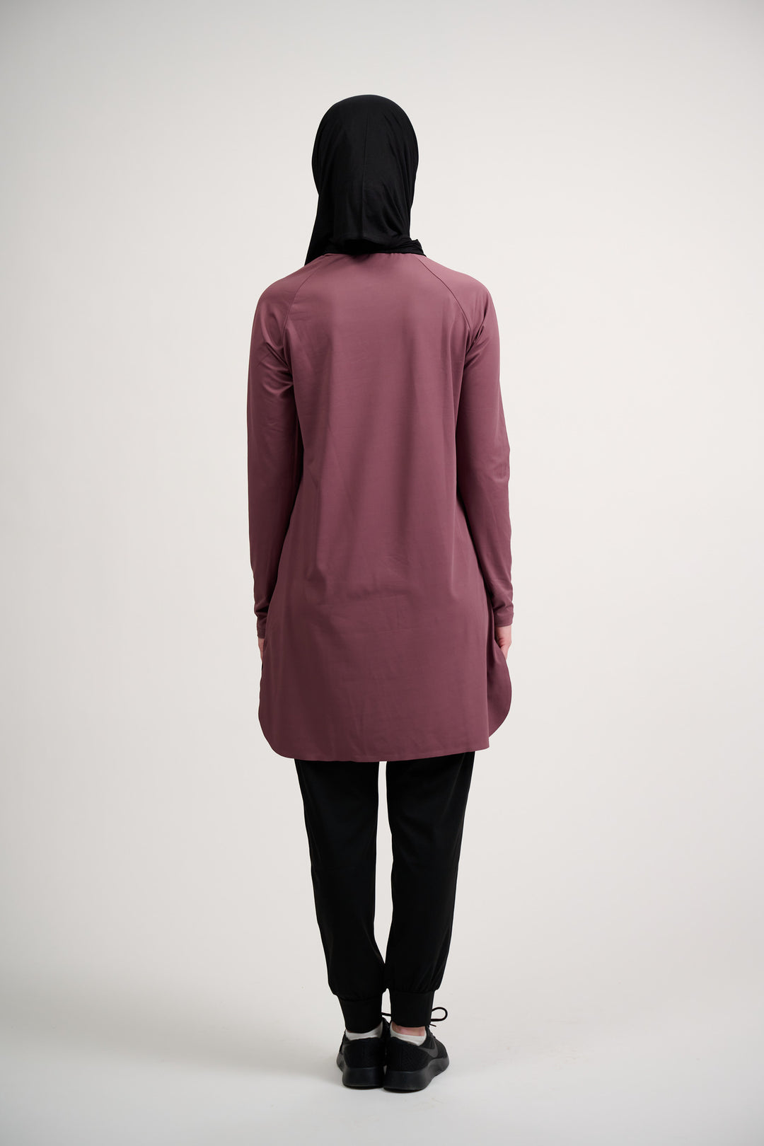 The Staple Modest Sports Dress- Plum  Dignitii Activewear