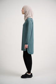 Modest gym top for hijab