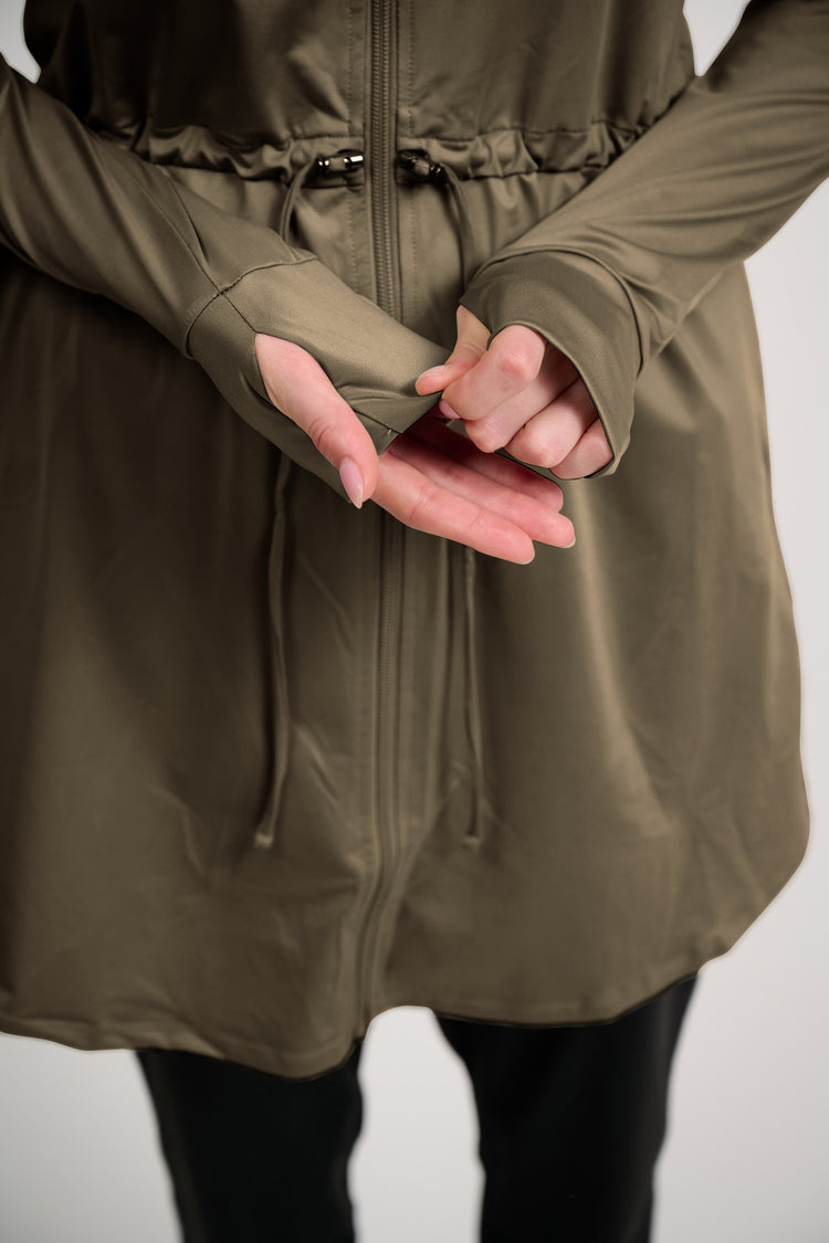 着せ替え服・アウトフィット olive On-The-Go Modest Sports Jacket- Dignitii | Modest Sportswear