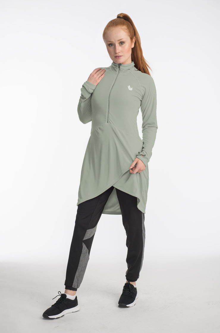 Tunic style workout tops top