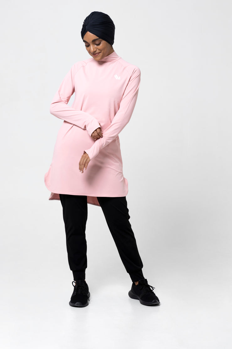 The Staple Modest Sports Dress- Pink – Dignitii Activewear