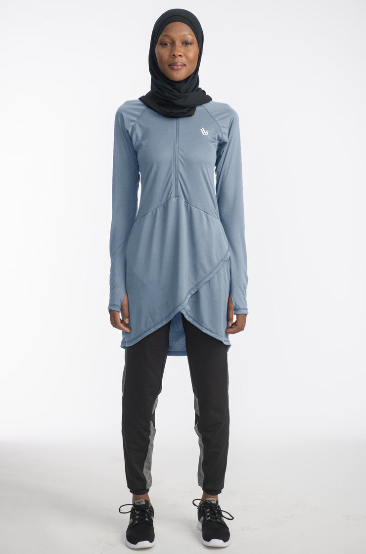 Performance Top - Dignitii, Best Modest Sportswear Tops, Long Sleeves  Loose Workout top, Modest Islamic Activewear