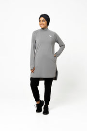 The Staple Modest Sports Dress- Charcoal