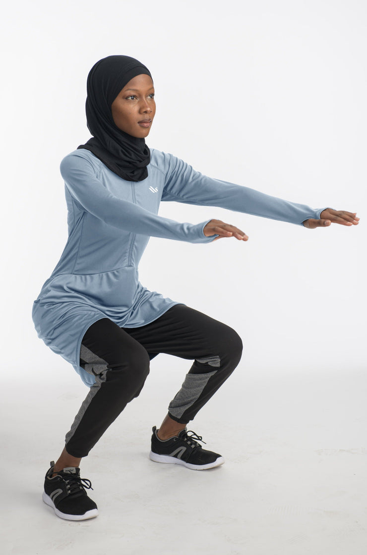 Modest long sleeves sport top 