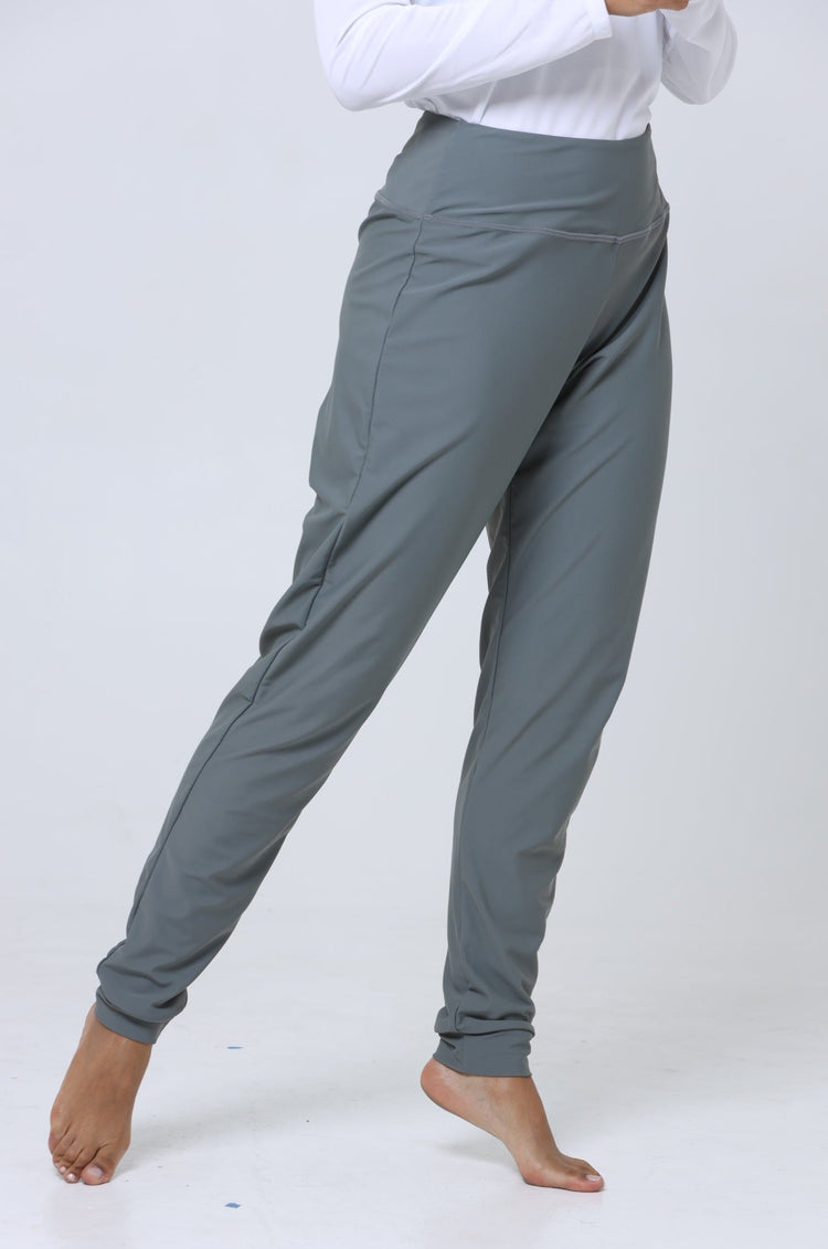 Loose Swim Pants | Modest Swim Pants Grey – Dignitii Activewear