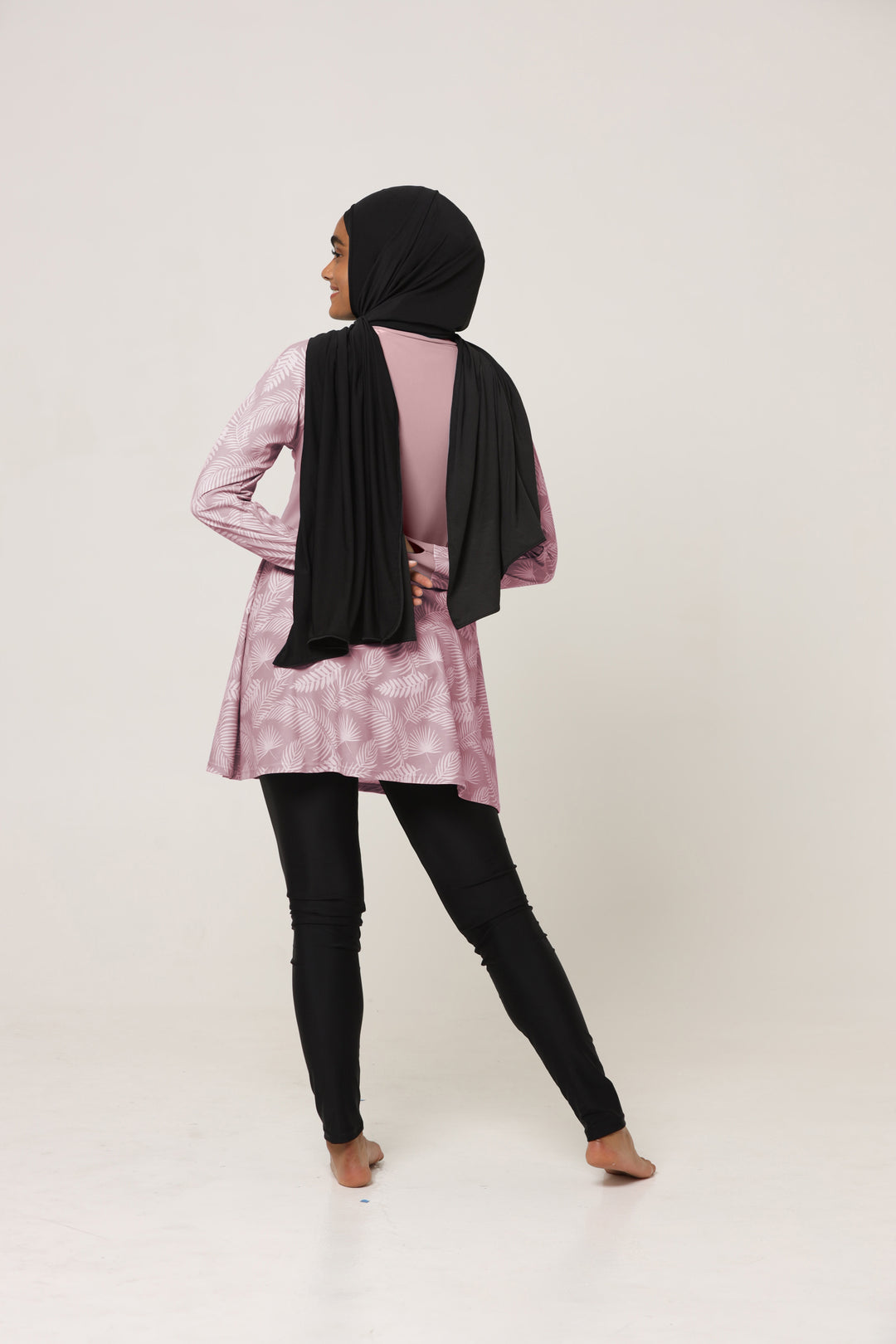 The Oceana Modest Swim Dress | Best Full Coverage Swimwear Burkini Pink Dignitii Activewear The Oceana Modest Swim Dress | Best Full Coverage Swimwear Burkini Pink Dignitii Activewear