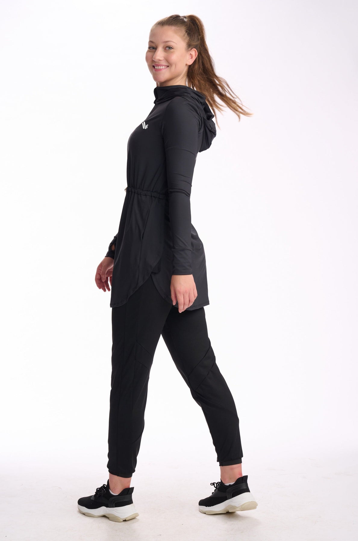 On-The-Go Modest Sports Zip Jacket- Dignitii | Modest Sportswear | Long ...