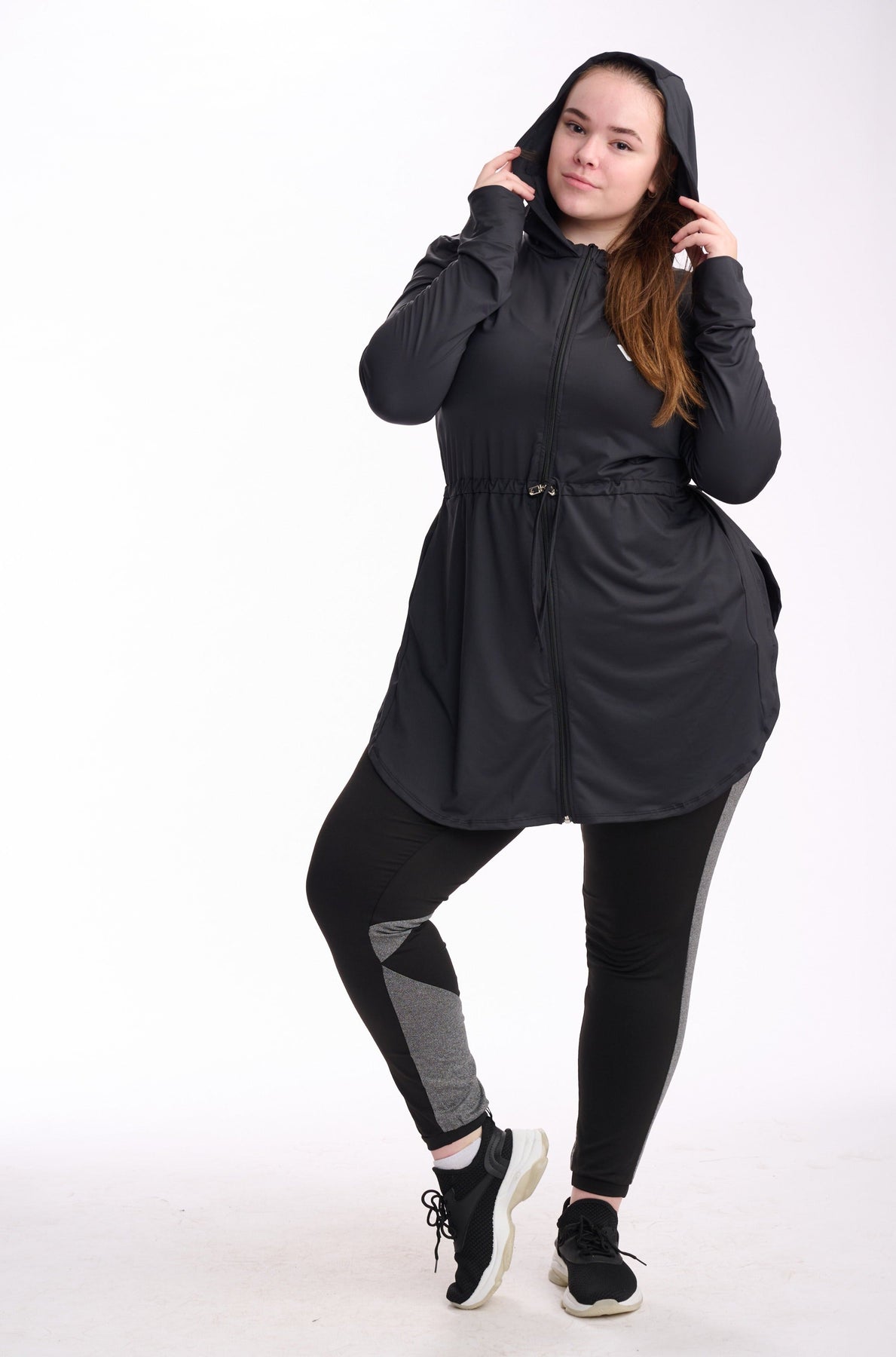On-The-Go Modest Sports Zip Jacket- Dignitii | Modest Sportswear | Long ...